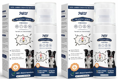 2 Potty Training Spray for Dogs Go Here Dog Potty Training Spray & Dog Pee Spray
