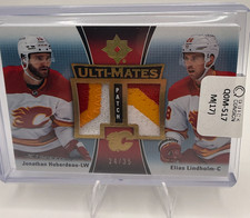 JONATHAN HUBERDEAU LINDHOLM 2022-23 UD ULTI-MATES GOLD PATCH /35