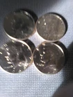Lot of 4, 1964 kennedy silver half dollars, BU/AU real fine coins, fast shipping
