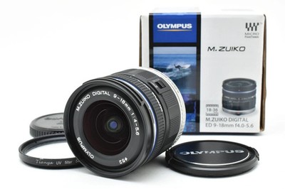 Olympus M. Zuiko Digital ED 9-18MM F/4.0-5.6 AF lens for MFT M43 micro 4/3