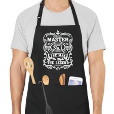 Funny Apron for Men Women Christmas Dad Gifts for Husband Boyfriend