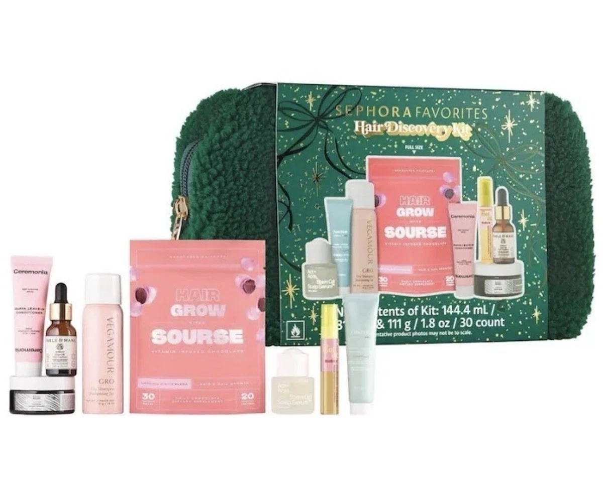NIB Sephora Favorites 2024 Holiday Hair Discovery KIT Value 8 pc Set *READ*