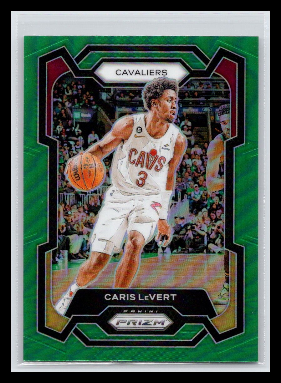 2023-24 Panini Prizm #253 Caris LeVert Prizms Green