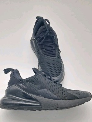 Nike Air Max 270 BG Shoes Women s 7 Youth 5.5 Triple Black BQ5776-001