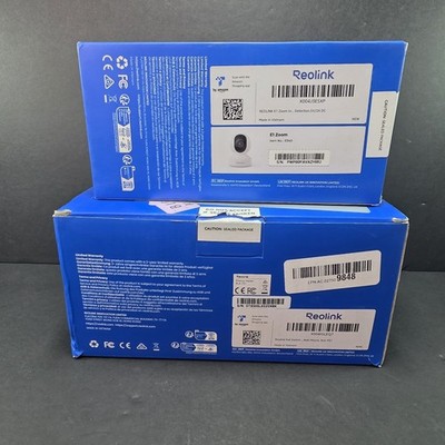Reolink E1 Zoom Camera NEW + Reolink 8 Port PoE Switch Open Box Bundle