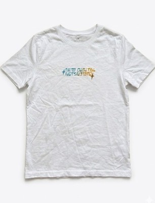 H & M T-Shirt Kinder Jungen Weis mit Mustern Größe 146/152