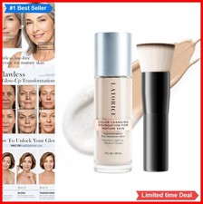 Foundation Color Changing Cream 1 fl oz Light to Medium Tones Buildable