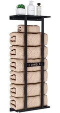 Towel Racks for Bathroom, Bathroom Towel Storage Wall Mounted 30 30 IN Black