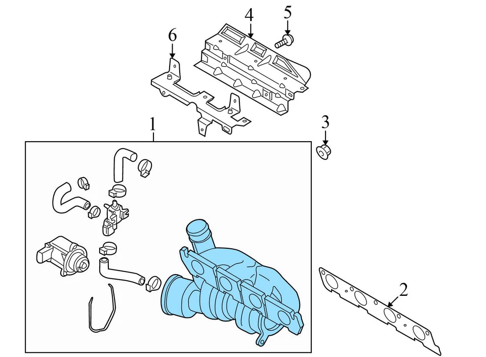 2017-2018 AUDI Q3 2.0L - Turbo / Turbocharger Wastegate 06J145713T - Image 3 of 4
