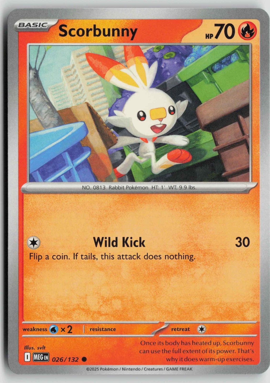 Scorbunny Common ME01: Mega Evolution 026/132 NM