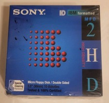 Sony MF2HD 1.44MB High Density Floppy Disc 10...