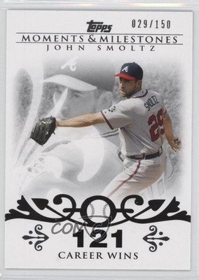 2008 Moments & Milestones John Smoltz (2007 200 Career Wins (207 Total)) HOF 0k0