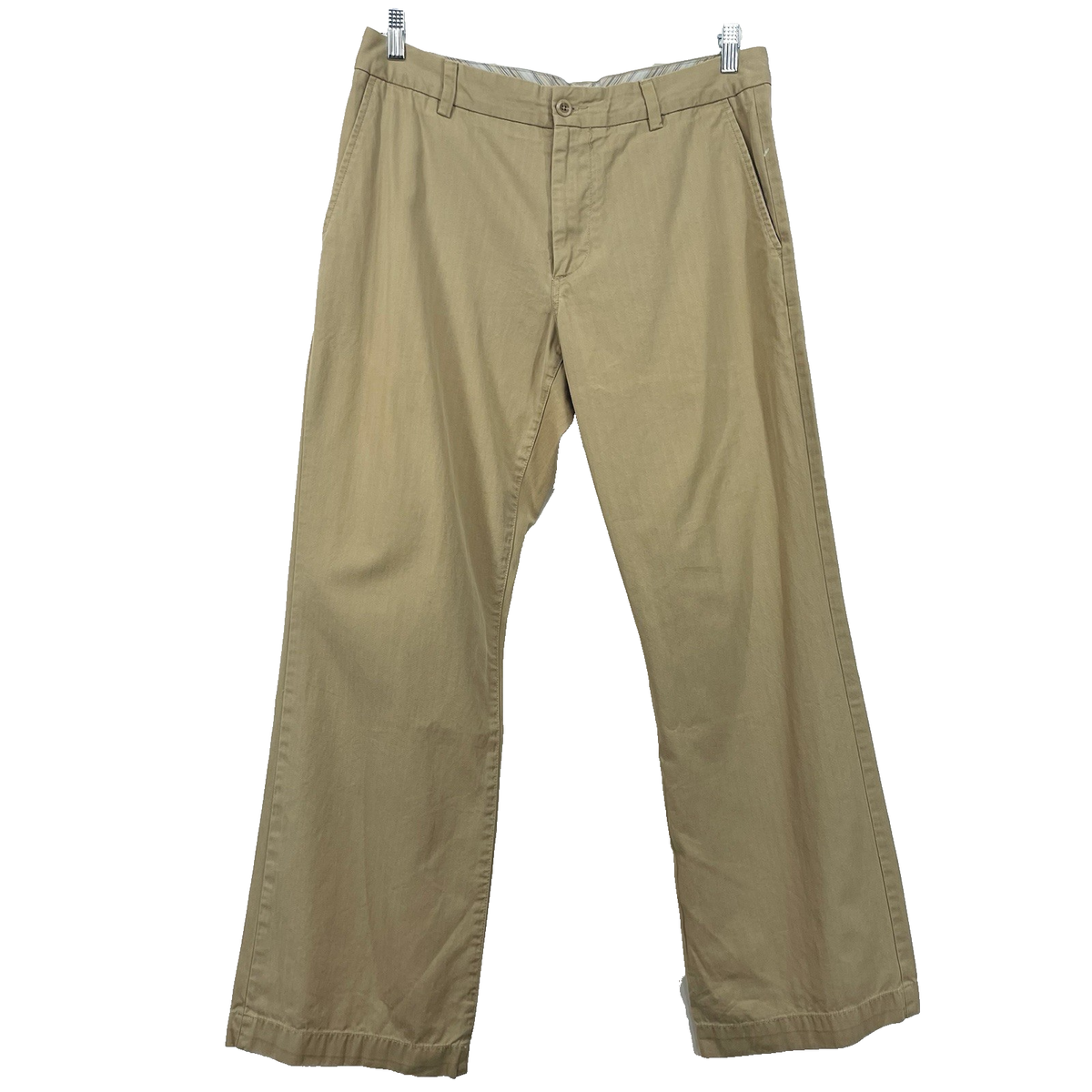 Banana Republic Heritage Size 35X32 Mens Chino Pants Tan Khaki  display picture 1
