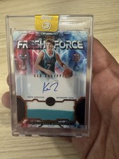 2026 Topps Three 3 Kon Knueppel Fresh Force RC Jersey Patch Auto RPA 1/25 FIRST