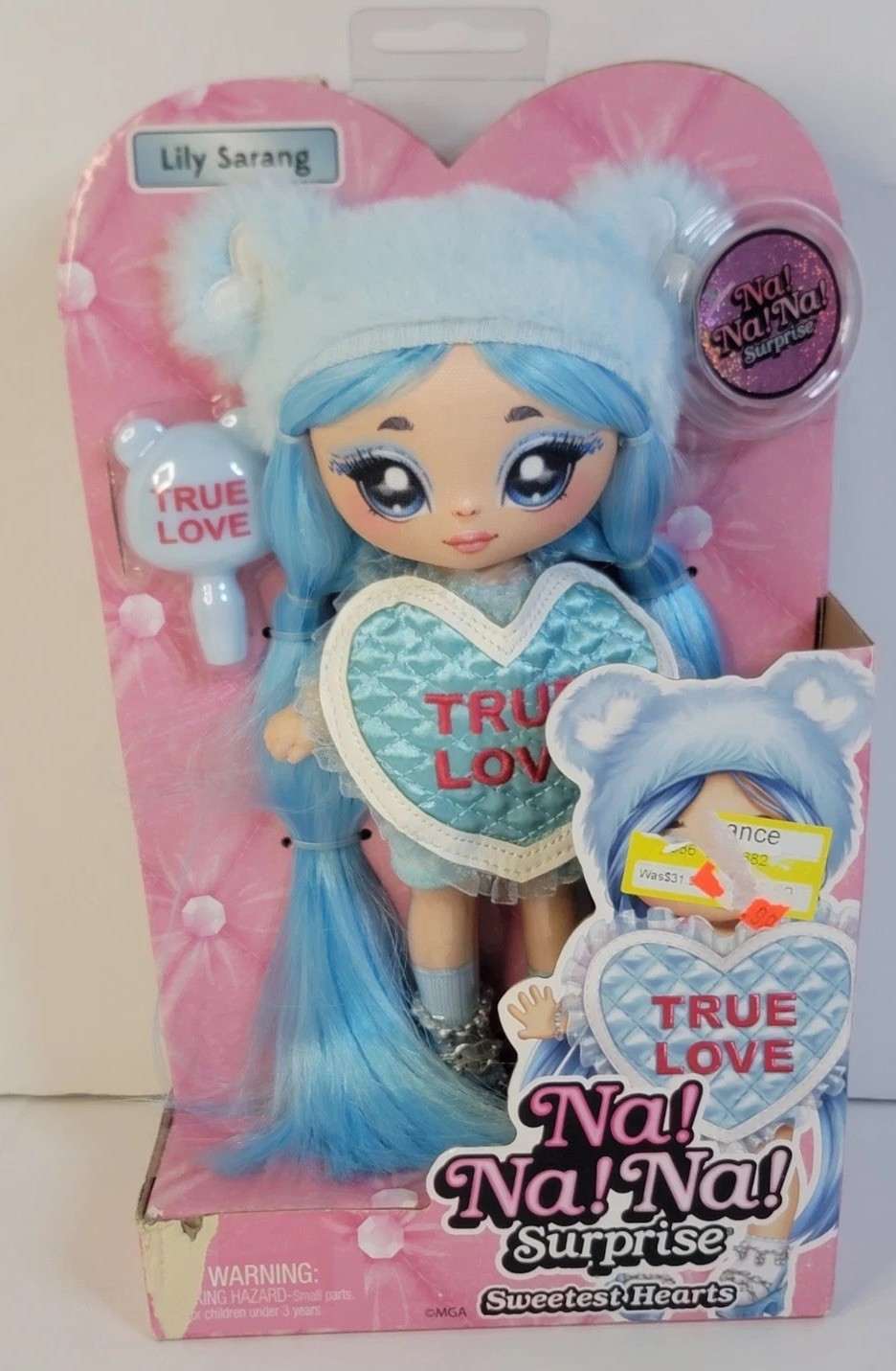 Na Na Na Surprise Sweetest Hearts Lily Sarang True Love Blue 7&period;5" Doll 