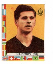 figurine - CILE FOOTBALLERS LIGHTNING 1962 REC - NUMBER 50 BULGARIA NAIDENOV