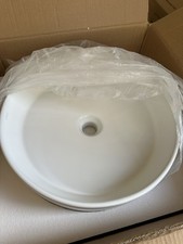 Kraus KCV-120 Round Ceramic Sink Brand New Open Box Diameter 17 3/4
