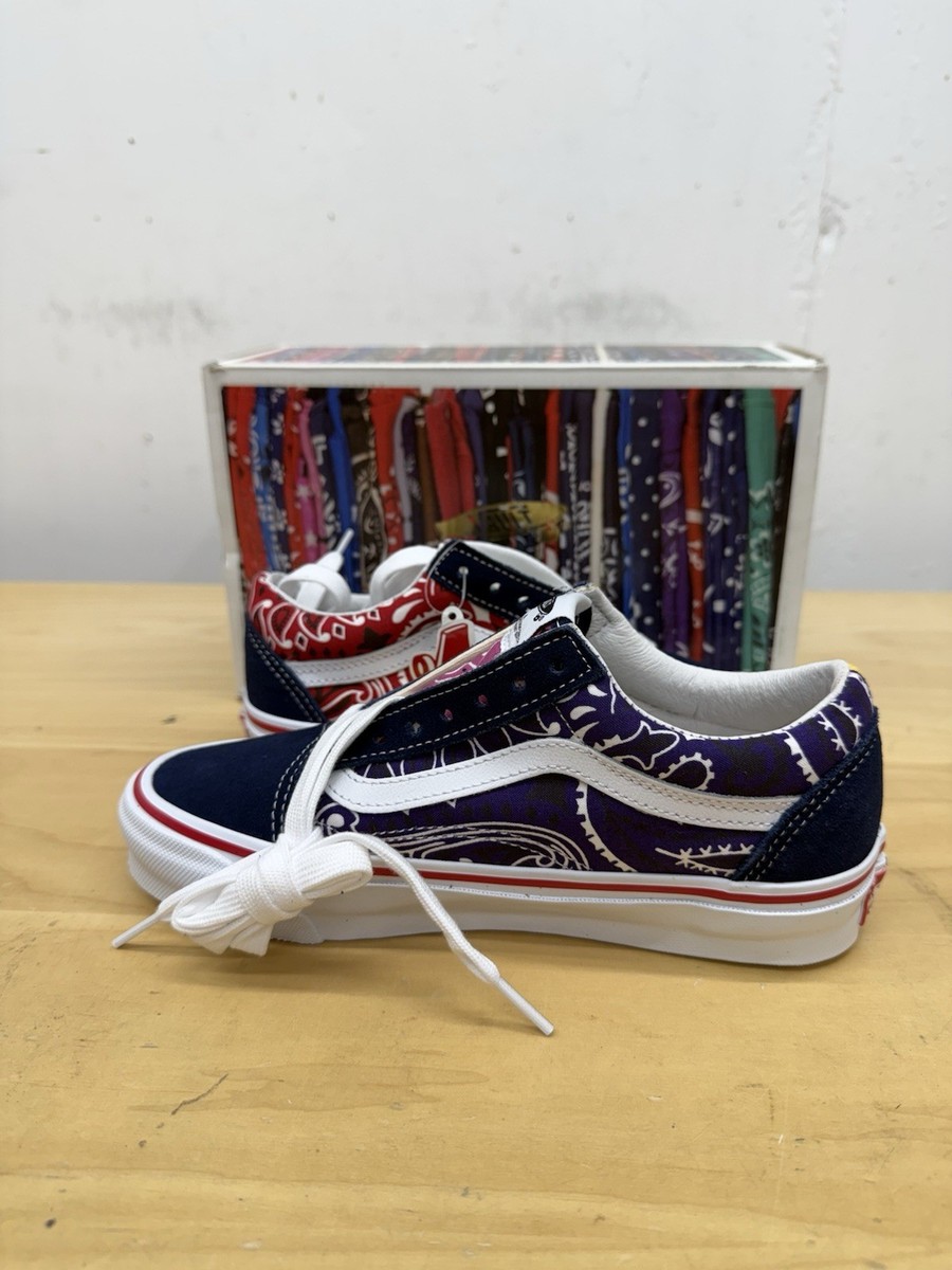 Size 7M/8.5W‎ Vans Bedwin The Heartbreakers Old Skool Bandana Unisex Shoes Bedwin & The Heartbreakers x Vans Old Skool Bandana Pack for  main image 4