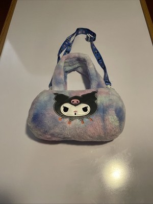 Sanrio Cartoon Plush Handbag,  Shoulder Bag Kulomi Lavender Small Clutch Purse
