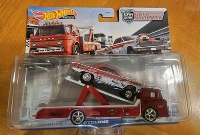 Hot Wheels Team Transport #28 '65 Mercury Comet Cyclone and Ford C-800