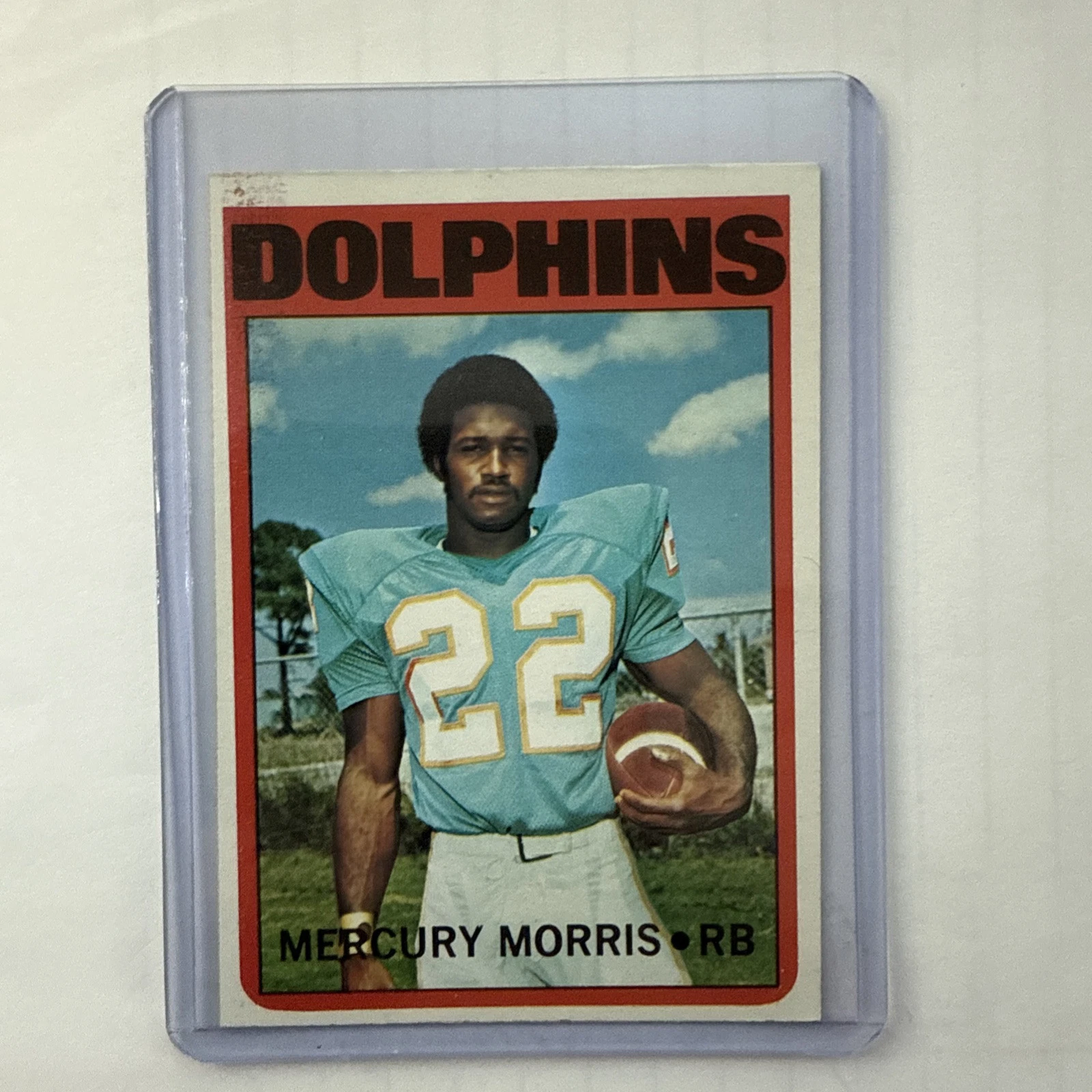 Mercury Morris trading card