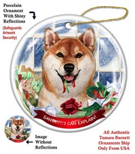 Shiba Inu Santa...I Can Explain Holiday Ornament