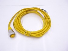 Genuine Turck RKM 40-4M Cordset 7/8-16 Female to Cut Yellow 4 Cond. 4M PVC