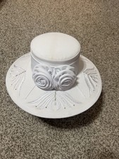Ben Marc International Women's Wide-Brim Ribbon Church/ Bridal Hat