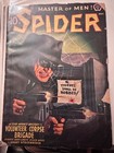 THE SPIDER MASTER OF MEN ! PULP NOVEMBER 1941 classic portrait cover G/VG photos — photo 1