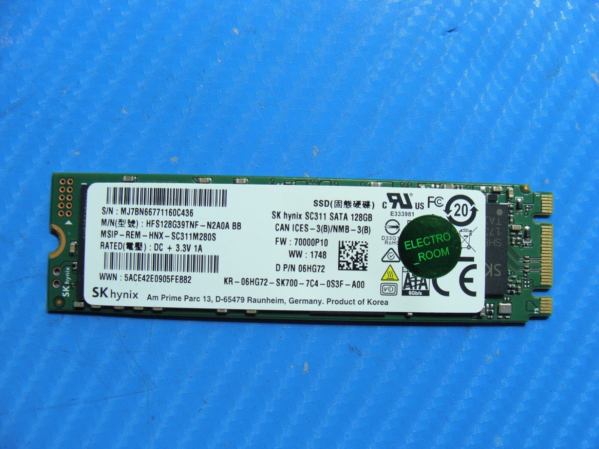 Dell 17 R4 SK Hynix 128GB SATA SSD Solid State Drive HFS128G39TNF-N2A0A