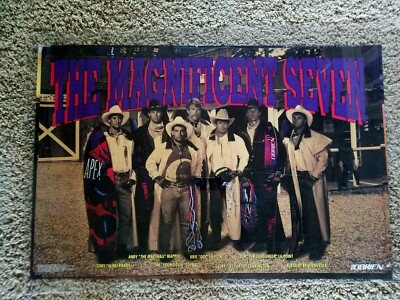 1992 Obrien Wakeboard Water Sports Poster ''The Magnificent Seven''