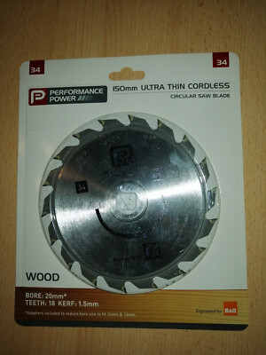 Bosch B&Q Kreissägeblatt Hartmetall HM für Holz Größe Ø150x1,5x20x18T