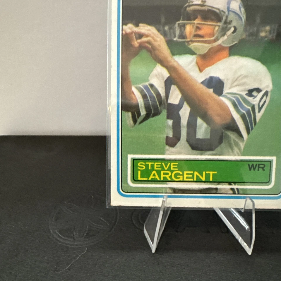 NFL Football Card - 1983 Topps Steve Largent Seattle Seahawks (ungraded) - Image 3 of 4