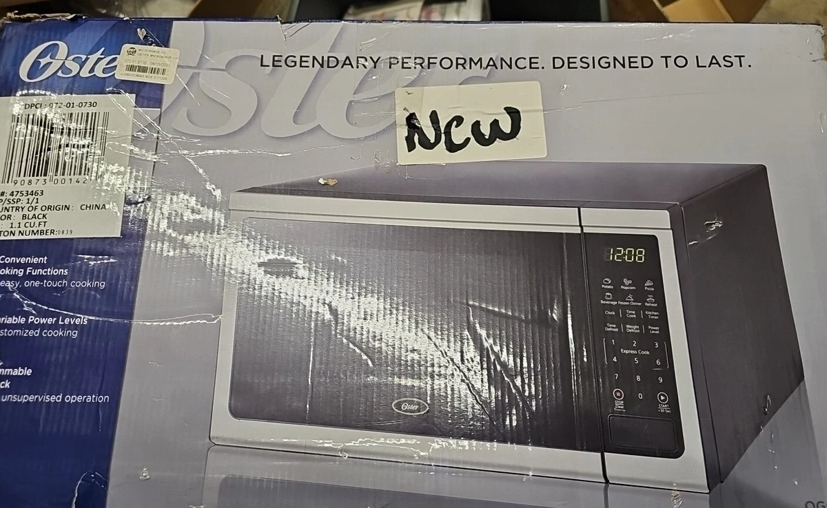 Oster black microwave deals