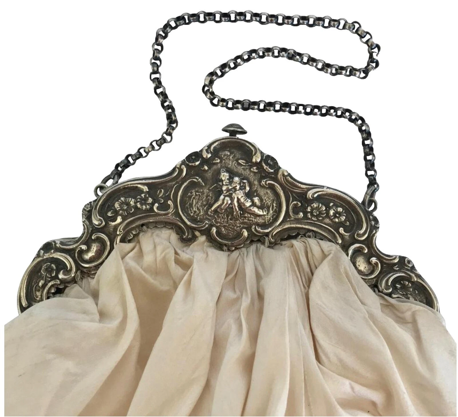 Victorian formal Accesorios Vintage 100% seda