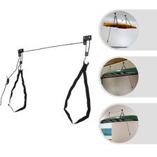 Heavy Duty Ceiling Storage Hoist Rack Pulley Garage Shed | Max 57kg Kayak Canoe