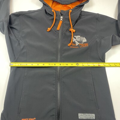 Drift Creek Outdoors The Fish House Seward,Alaska Zip Jacket Size