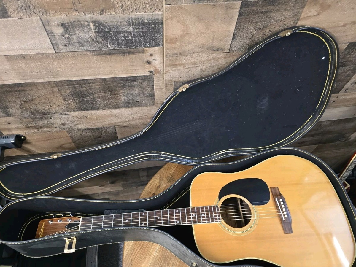 Ventura Acoustic Guitar 1970s V696 With Original Chipboard Case | eBay