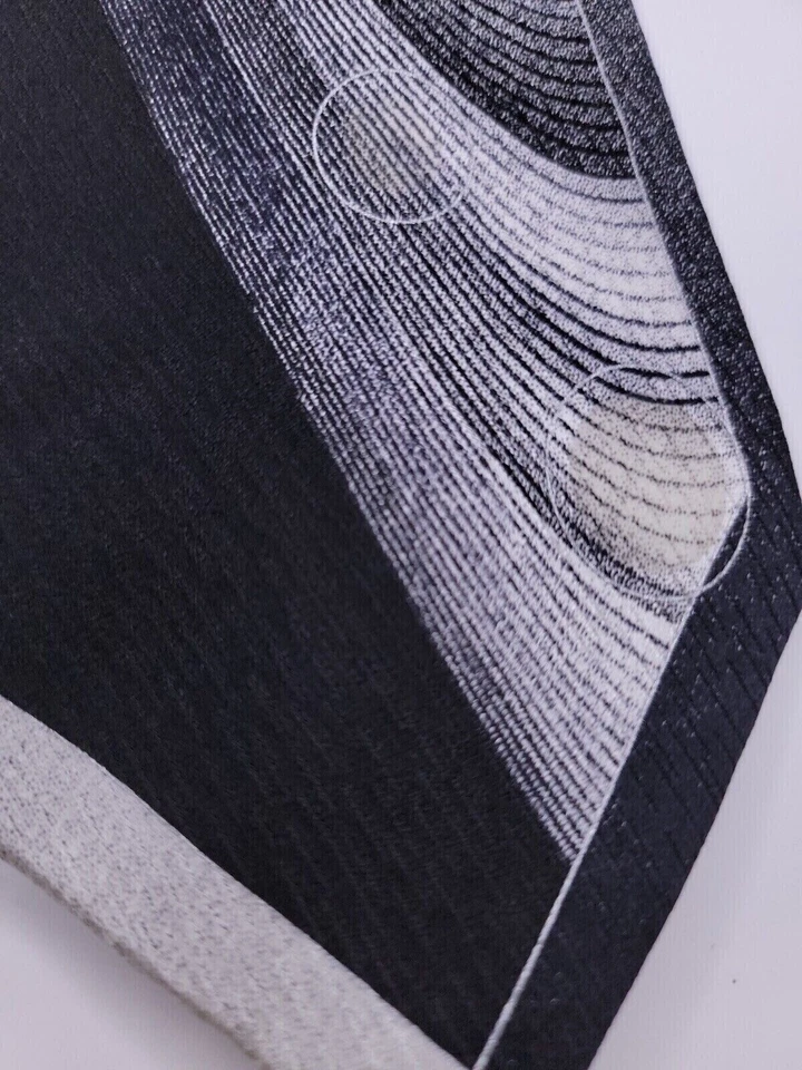 Enrico Capucci Mens Formal Necktie 59"Lx3.75"W Gray/Black Neck Tie - Image 2 of 4