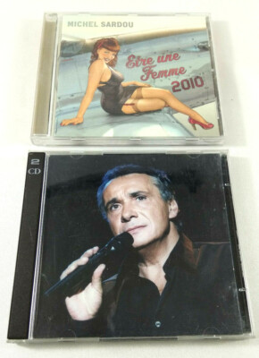 Set von 2 CDS Michel Sardou Olympia 95 und Etre une Femme 2010 schneller Versand mit Sendungsverfolgung