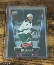 2023-24 Upper Deck National Hockey Card Day Victory Rookies Black Brock Faber