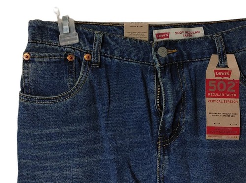 Levi's Boys 502 Regular Fit Taper Jeans Sz 18 Reg 29x29 NWT (B6) - Picture 3 of 7
