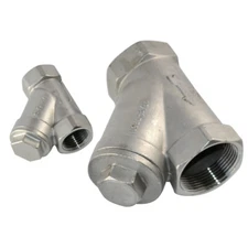 1/2" -2" 1" NPT Female Y Strainer Mesh Filter Swing check Valve SS 316 800Psi
