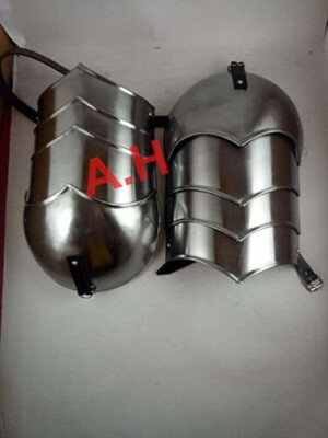 Medieval 18 Gauge Steel Sholders Pauldrons Armor Knight Costume Shoulder