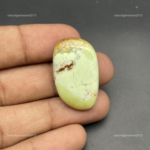 Australian Lemon Chrysoprase Loose Cabochon Designer Gemstone Natural - Picture 11 of 31