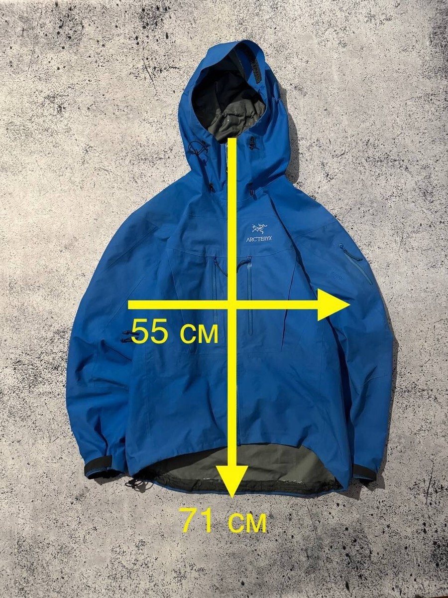 VINTAGE ARCTERYX ALPHA SV GORE TEX BLUE JACKET GORPCORE