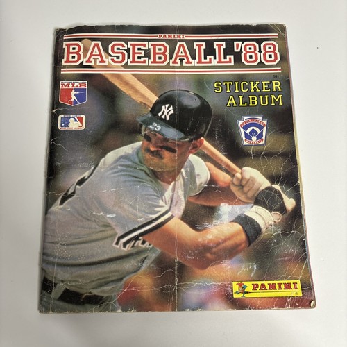 Panini Baseball '88 Sticker Mostly Complete Album Don Mattingly New York Yankees - 第 1/9 張圖片