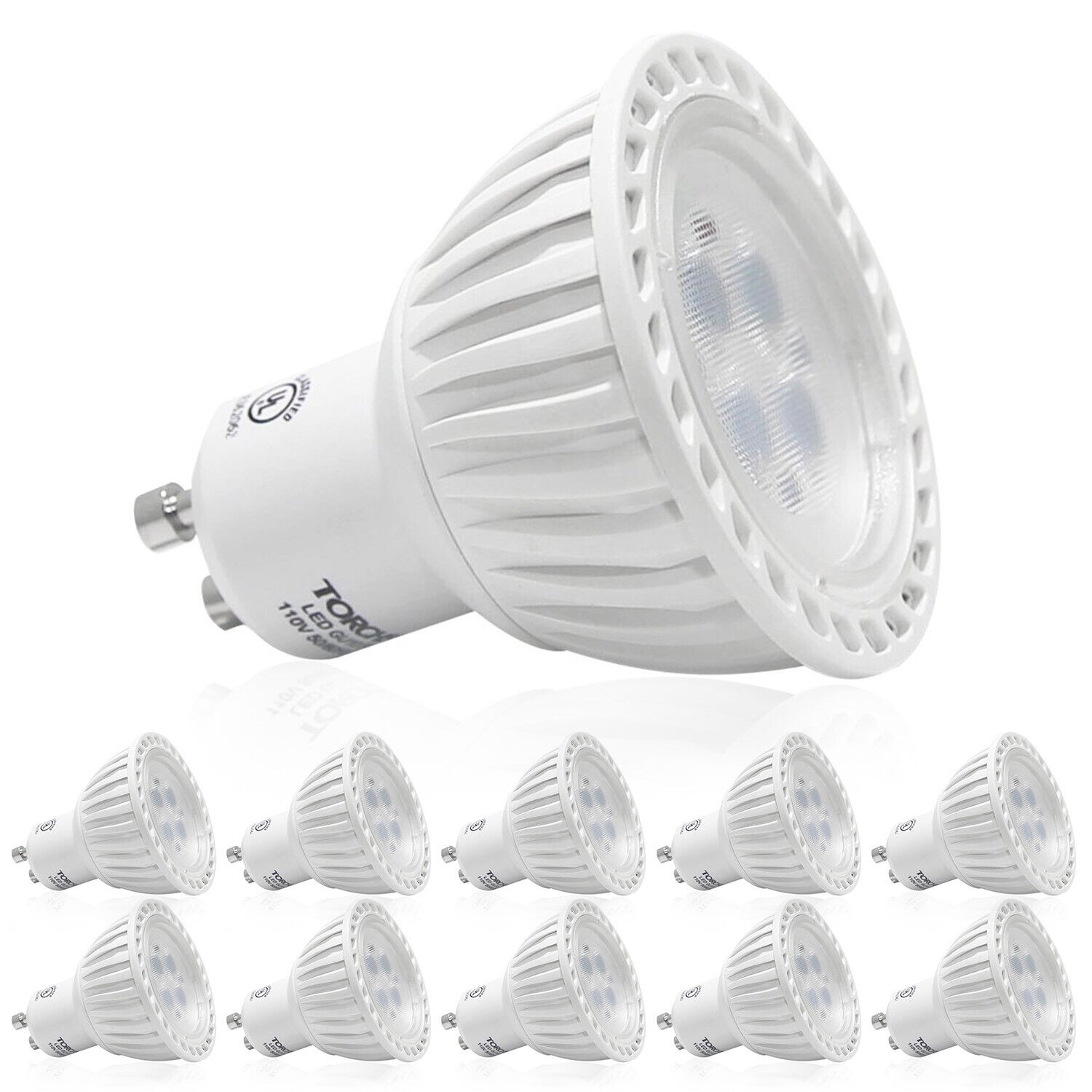 leje udskille fremsætte 10-Pack MR16 GU10 LED Light Bulb, 5W (50W Equivalent), 2700K Soft White |  eBay