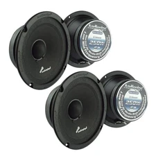 4 Pack 6" Sealed Back Full Range Loud Speaker Mid Audiopipe APMB-6SB-D New