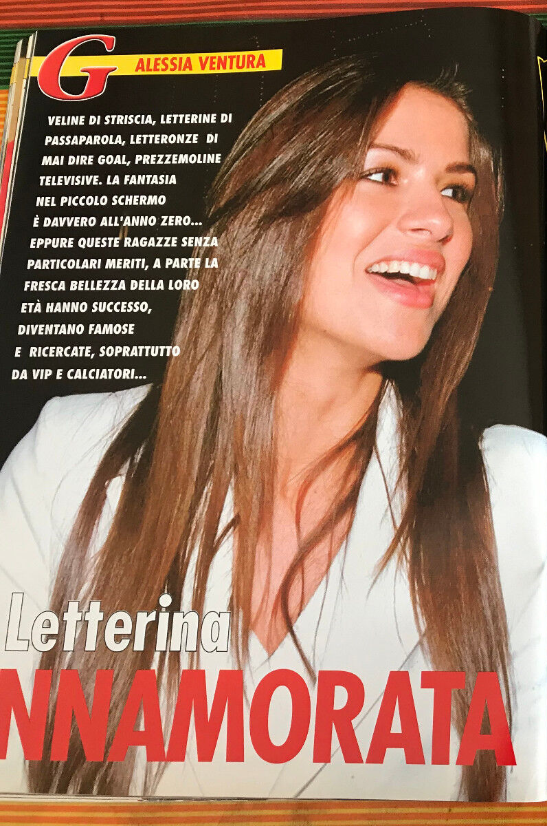ALESSIA VENTURA 19 ARTICOLI INTERVISTE RITAGLI CLIPPINGS, topless
